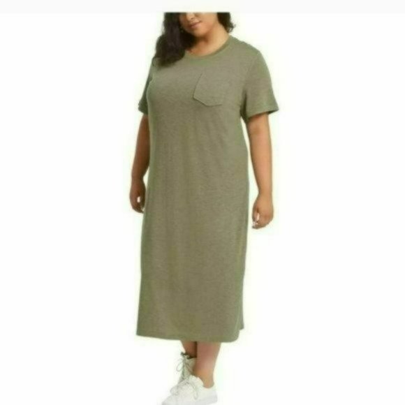 Jessica Simpson Dresses & Skirts - ♡3/$30♡ Jessica Simpson Midi T Shirt Dress -M